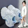 Zapatos tipo "Dad Shoes" Rojos para Niñas, Nuevo Estilo Primavera y Otoño 2026, Tenis con Suela Gruesa de Mariposa para Niños Mayores, Zapatos Blancos Versátiles para Niñas
