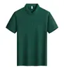 01Camisa polo, seda de hielo, verano, corporativo, transpirable, 10 mujeres mismo estilo, piqué manga corta, hombre cuello camisero manga corta, 88 Lyocell 2