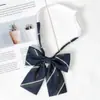 Accesorios para Camisa Rayas Rojas Estilo Estudiante Japonés Estilo Preppy Jk Lazos Lazos Femeninos Uniforme de Marinero Uniforme Académico Lazos