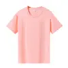 Camiseta Blanca de Manga Corta para Mujer, Corte Holgado, Nuevo Estilo Verano 2025, Camiseta Básica de Color Sólido, Top Camiseta de Manga Media para Mujer