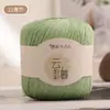 Hilo de encaje de cáñamo de Xizang con lentejuelas para verano, materiales hechos a mano para crochet DIY para tejer suéteres de bebé, chales y bufandas