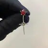 Nuevos Pendientes de Aro Huazi Originales Pequeños Multicolores para Mujer
