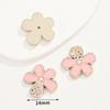 Plato de Flor Geométrico Retro Elegante con Forma Especial de Plástico Hebilla de Diamante Incrustada con Pedrería Accesorios con Forma Especial Ropa Sombrerería Accesorios de Joyería