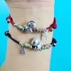 Pulsera de la Fortuna Linda Caballo 2026 Caballo Pequeño Pulsera de Hilo Rojo Tejida para Parejas Nuevas para el Año del Caballo para Atraer Riqueza y Buena Suerte