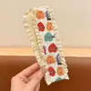 Tiara de Renda Colorida com Bolinhas Fofa para Meninas Estilo Coreano Estilo Ins~Adesivo Mágico Domador de Fios Soltos Tira Larga para Cabelo