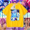 Camiseta Kpop Demon Slayer para Niñas Manga Corta Primavera/Verano Algodón Ropa para Niños Grandes para Niñas Tops Infantiles