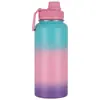 Amazon Explosions 32oz Pote Espacial Garrafa Térmica de Aço Inoxidável Outdoor Portátil Garrafa Esportiva Grande Capacidade Copo para Carro