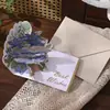 Tarjeta de Felicitación para el Día del Maestro Ramo Estéreo para Maestras Tarjeta de Regalo de Bendición de Gratitud 2025 Nueva Tarjeta de Agradecimiento DIY