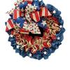 Guirnalda del Día de la Independencia Americana de Amazon DIY colgante decorativo suministros para fiesta Estrella Rojo Blanco Azul para colgar en la puerta