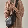 Bolso cruzado Lemaire Piel de cordero lisa Minimalista Bolso croissant de moda Genial Bolso de pecho Unisex Bolso de hombro