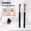 Herramientas de Pinceles de Maquillaje Pincel Triángulo para Iluminador Pincel para Rubor Pincel para Corrector Pelo de Fibra No Pica Contorneado Facial Portátil Multifuncional