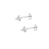 Conjunto de 9 Peças de Haste de Inserção de Aço Inoxidável Brinco de Lábio 6/7/8mm Haste Brinco de Zircônia Piercing de Língua Joias em Estoque