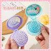 Mini Peine Pequeño para Niños Peine con Espejo Especial para Niñas Peine con Cojín de Aire Mini Portátil Plegable Peine de Peluquería para Dormitorio de Estudiantes