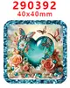 Acessórios de Acrílico com Glitter de Desenho Animado Transfronteiriços Acessórios para Joias DIY de Resina Patch Grampo de Cabelo Grampo de Cabelo Gt-T-290392