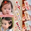 Pinza para el cabello linda para bebé no daña el cabello súper linda bebé bebé pinza para el cabello sin costuras niña pinza para el cabello dulce adorno para la cabeza de niños
