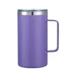Taza termo de acero inoxidable 304 para comercio exterior transfronterizo 24oz taza de oficina taza de café taza de acero inoxidable taza con asa