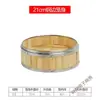 Cesta Vaporera para Uso Doméstico, Vaporera de Bambú para Arroz y Dim Sum, Cesta Dim Sum Estilo Cantonés con Borde de Acero Inoxidable para Restaurante