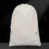 Bolsa de algodão e linho com cordão para atacado de fábrica bolsa de algodão respirável bolsa de linho para armazenamento de arroz e chá em estoque pequena bolsa de pano