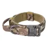 Collar Táctico para Perro Resistente Anti-Tirones Anti-Explosión Correa para Perro Malinois Golden Retriever Pastor Alemán Sabueso Perros Medianos a Grandes Collar##