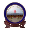 Plato Exquisito de Porcelana Ósea de Jingdezhen con Patrón de Logotipo y Personalización de Retrato, Regalos Conmemorativos Corporativos, Adornos Hechos a Medida