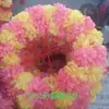 Flores de Seda para Funeral, Coroas Pequenas para Qingming, Buquês Sacrificiais, Materiais de Flores para Funeral, Buquês de Flores para Túmulo, Correntes de Flores, Paina