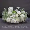Arreglos Florales de Boda Estilo Bosque, Macetas Colgantes, Flores de Seda, Decoraciones de Pasillo, Decoraciones para la Ceremonia de Entrega del Coche de Boda, Escaparates, Plantas Verdes