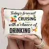 Bolsa de Cosméticos de Lino Halloween Temu Amazon Bolso de Mano Estudiante Cremallera Venta al por Mayor Bolsa de Almacenamiento de Gran Capacidad