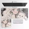 Mouse Pad Extra Grande Bidimensional, Pad de Mesa para E-Sports, Pad de Teclado para Jogos, Borda Costurada, Espessado, Mouse Pad Antiderrapante