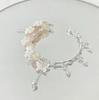 Nuevo [Flor de Vidrio Nieve] Original de Nicho Blanco Atmósfera Invernal Transparente Diseño de Nicho Pulsera de Temperamento
