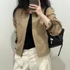Chaqueta nueva de principios de otoño 2026 para mujer con figura petite, moderna y casual, prenda exterior versátil, chaqueta corta entallada a la cintura para un look más alto