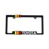 Moldura de placa de carro modificada de calibre americano de plástico ABS quente transfronteiriço estilo tridimensional moldura de placa de licença decorativa em estoque atacado