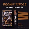 Caneta Marcadora Acrílica de Grande Capacidade 15MM, adequada para sobreposição de cores, grafite em paredes, pintura, criação de anúncios e pintura de pôsteres