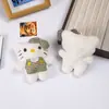 Nuevo colgante KT gatito pata de gallo lindo peluche accesorio para bolso llavero al por mayor del fabricante