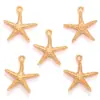 Acessórios de joias DIY em liga pequena estrela do mar pingente criativo pulseira colar pingente decorativo D7150