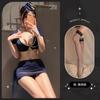 Ropa interior sexy, sensual, caliente, puro deseo, escote profundo, libre, pareja, coqueteo, azafata, juego de rol, tentación, camisón de cadera