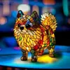 Luminária de Gato Transfronteiriça-Luminária Dachshund-Luminária Bigfoot Estátua de Resina Ornamento com Luz LED