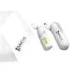 Sombrilla de cápsula con logo personalizado 50% de descuento, sombrilla para el sol, sombrilla para la lluvia, de doble uso para sol y lluvia, sombrilla portátil con protección UV al por mayor