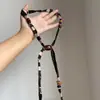 La Camisa Perfecta~ Diseño de Moda Collar de Cinta con Perlas Cadena para Suéter de Nicho Accesorios de Halter