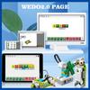 Wedo2.0 compatible con Lego 45300 wedo programación robot 19071 hub 21980 motor