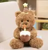Máquina de Garra Grande de 50 cm Muñeco de Peluche de Dibujos Animados Oso Muñeco Juego de Actividad de Boda Regalo Máquina de Tijeras Muñeco
