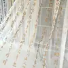 Novo Estilo Chinês Estilo Chinês Caligrafia Texto Estilo Antigo Divisória Cortina de Gaze Sala de Estar Estudo Caligrafia e Pintura Poesia Sala de Chá Cortina de Fotografia