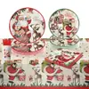 Las nuevas decoraciones navideñas para fiestas de Amazon incluyen banderines colgantes, espirales decorativas, adornos para pasteles y decoraciones festivas.