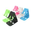 Soporte creativo de plástico doble plegable para teléfono móvil, soporte para tableta, caja de presentación universal, regalo al por mayor
