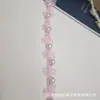 Ribete de Encaje con Lazo de Perlas de Colores, Accesorios para el Cabello Infantiles Estilo Girly, Cinta con Cuentas Hecha a Mano