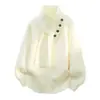 Popular Transfronterizo Talla Europea Talla Grande Diseño de Bufanda Suéter Tejido para Hombre Botón de Gama Alta Otoño e Invierno Venta al por Mayor de Fábrica