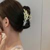 Pinza para el pelo de trigo, elegante y grande, estilo coreano, para mujer, para el pelo, para el verano, con forma de tiburón y celebridad de Internet.