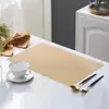 Conjunto de Louça de Cor Sólida Peça Única, Estilo Japonês PVC Espessado Antiderrapante Isolante Térmico Minimalista Moderno Retangular Produto Transfronteiriço