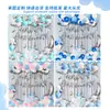 Set de Globos de Cumpleaños de Alta Gama para Niños y Niñas de Un Año Globos Decorativos Arco de Pared de Fondo de Luna Cadena de Globos