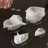 Frasco de Almacenamiento con Tapa con Forma de Caracola Estilo Ins Transfronterizo, Molde de Silicona para Taza de Velas de Yeso Aromaterapia con Forma de Caracola