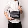 Bolso de Hombro de Cuero Genuino para Hombre Retro Casual Nuevo de Fábrica Cuero Crazy Horse Bolso Cruzado para Mujer Gran Capacidad Bolso para iPad